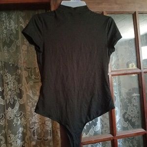 Mockneck bodysuit